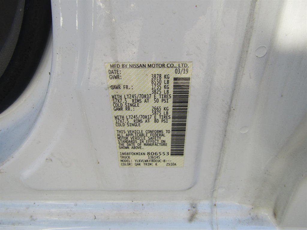 2019 Nissan NV Cargo S - Photo 15